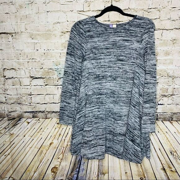 Alya Grey Mini Swing Dress sz S - Picture 1 of 7